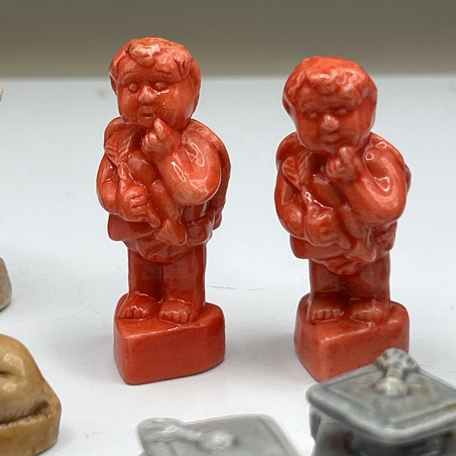 Wade Whimsies Ceramic Tea Figurine Large Lot of 22 Miniature England Vintage