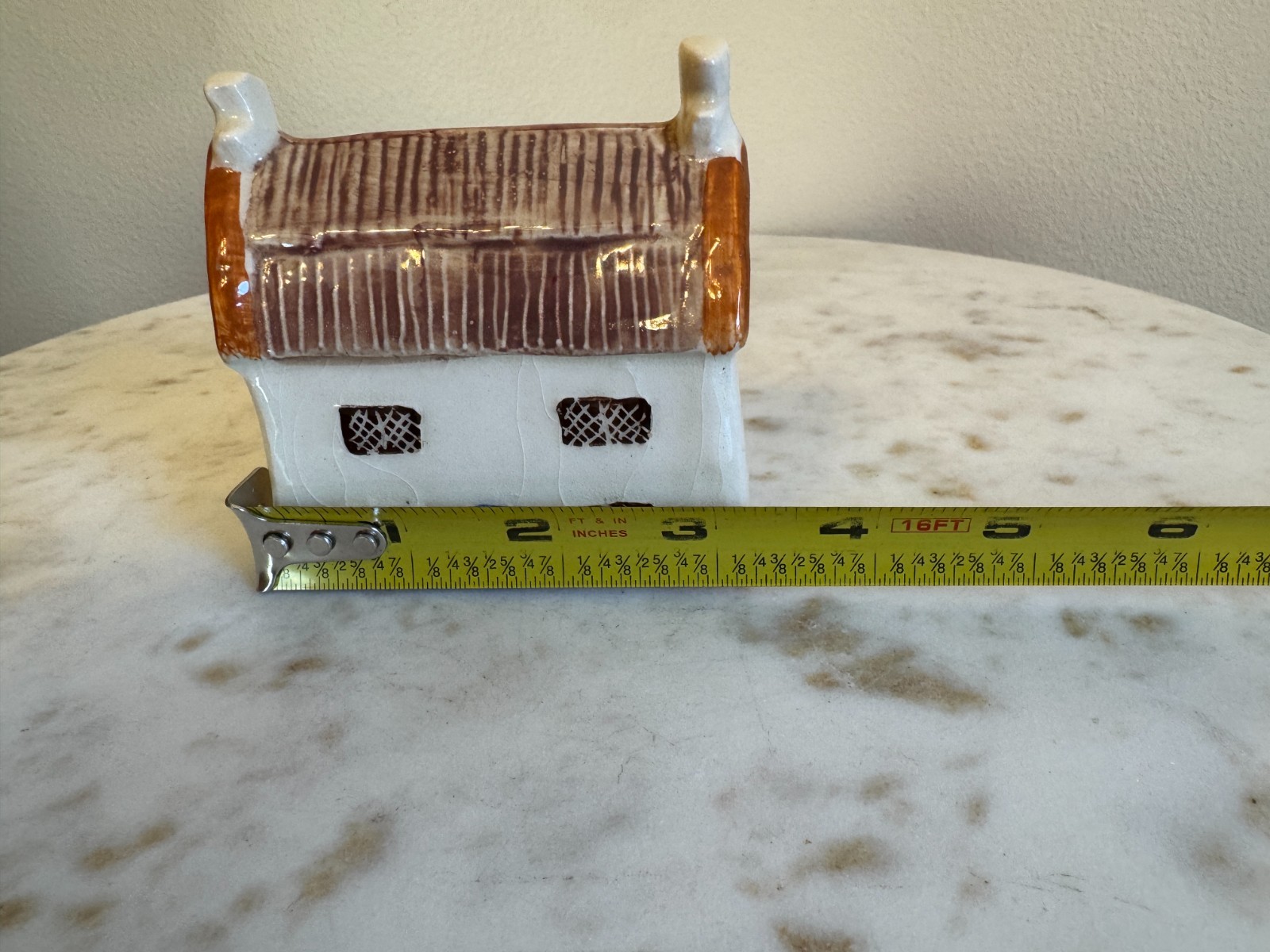 Vtg 4 Mudlen End Studio Miniature Ceramic Cottages England & 1 Putnam Heritage