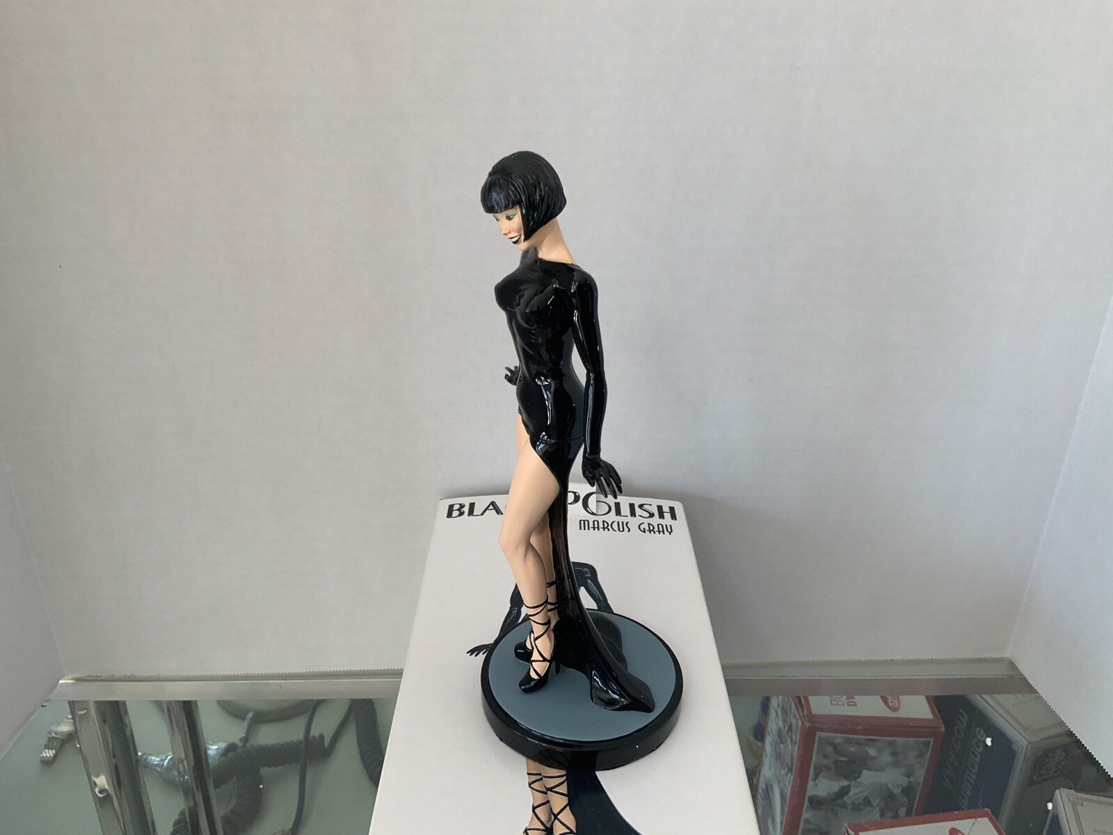Black Polish Iconia Marcus Gray Statue Adult Collectible Explicit Rare HTF New