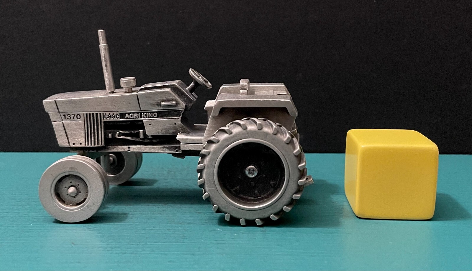 RARE Spec Cast Pewter Case Agri King 1370 Tractor Farm Equipment Model Figurine