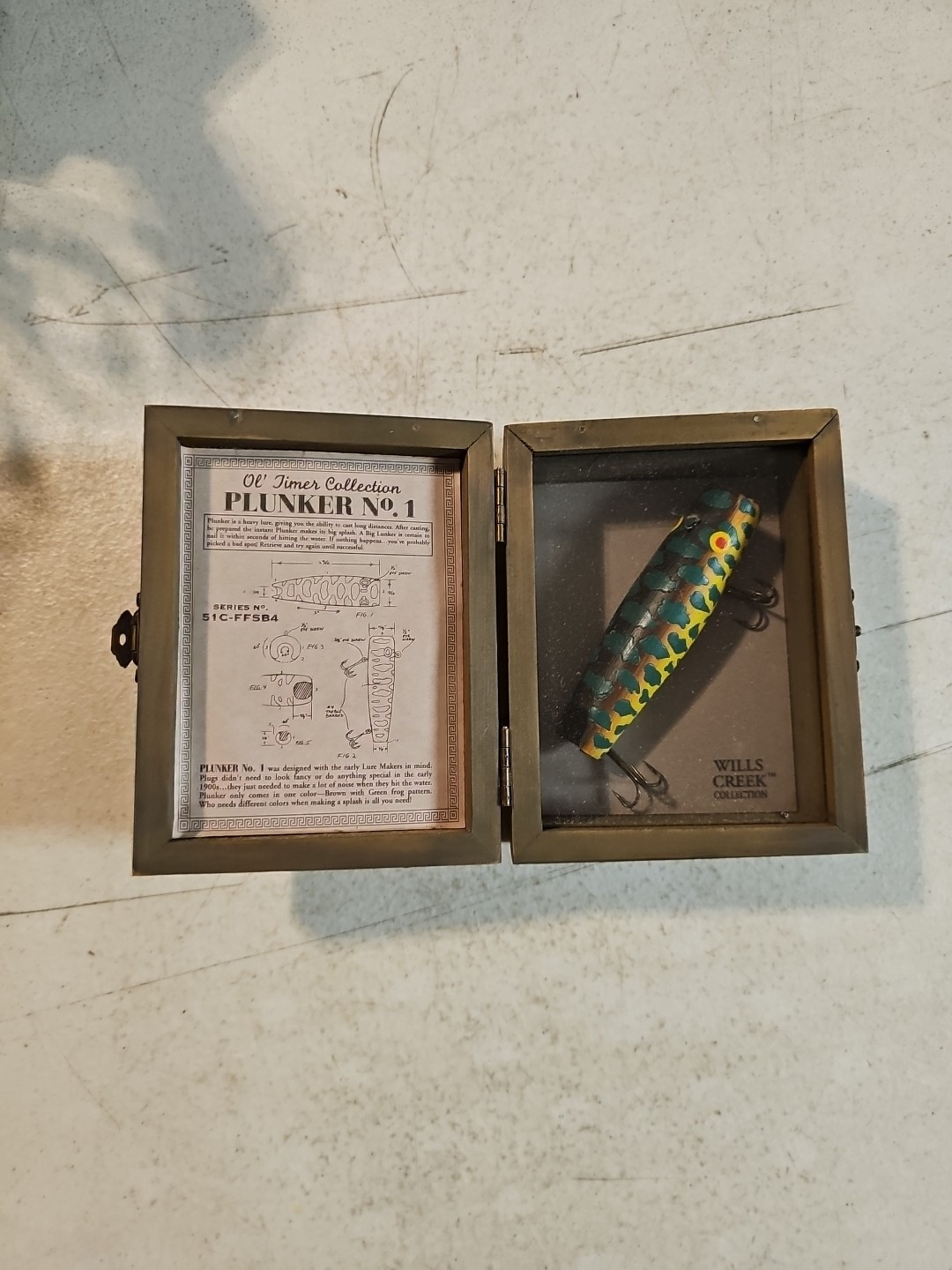 WILLS CREEK Ol’ TIMER COLLECTION PLUNKER No. 1 LURE SERIES 51C-FFSB4