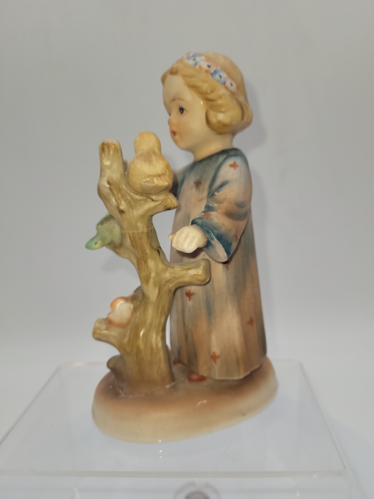 VTG American Children Singing Teacher Girl Figurine Made In Occupied Japan 1940s