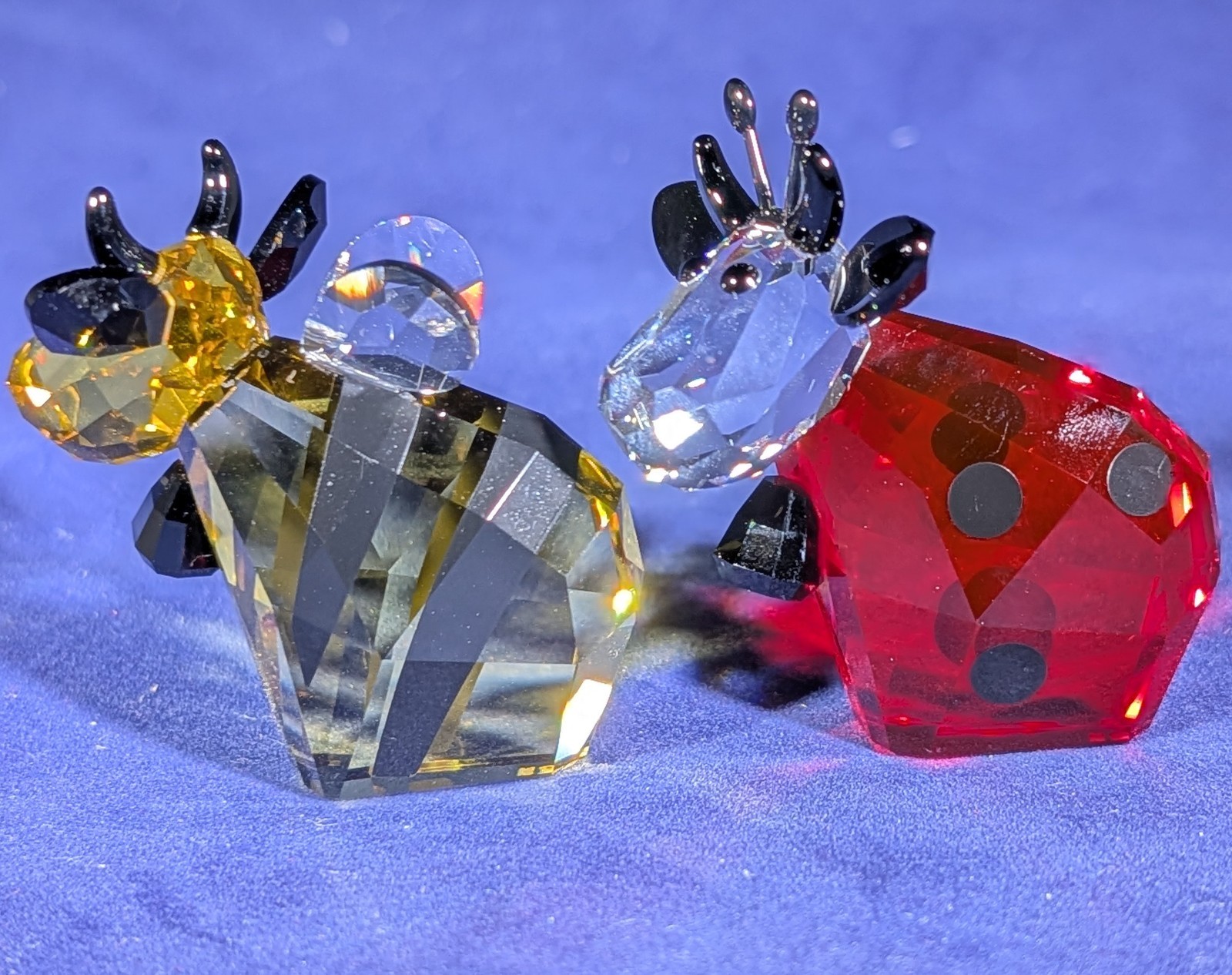 Swarovski Crystal Figurine BUMBLE BEE & LADYBIRD MO L.E. 2016 #5136457