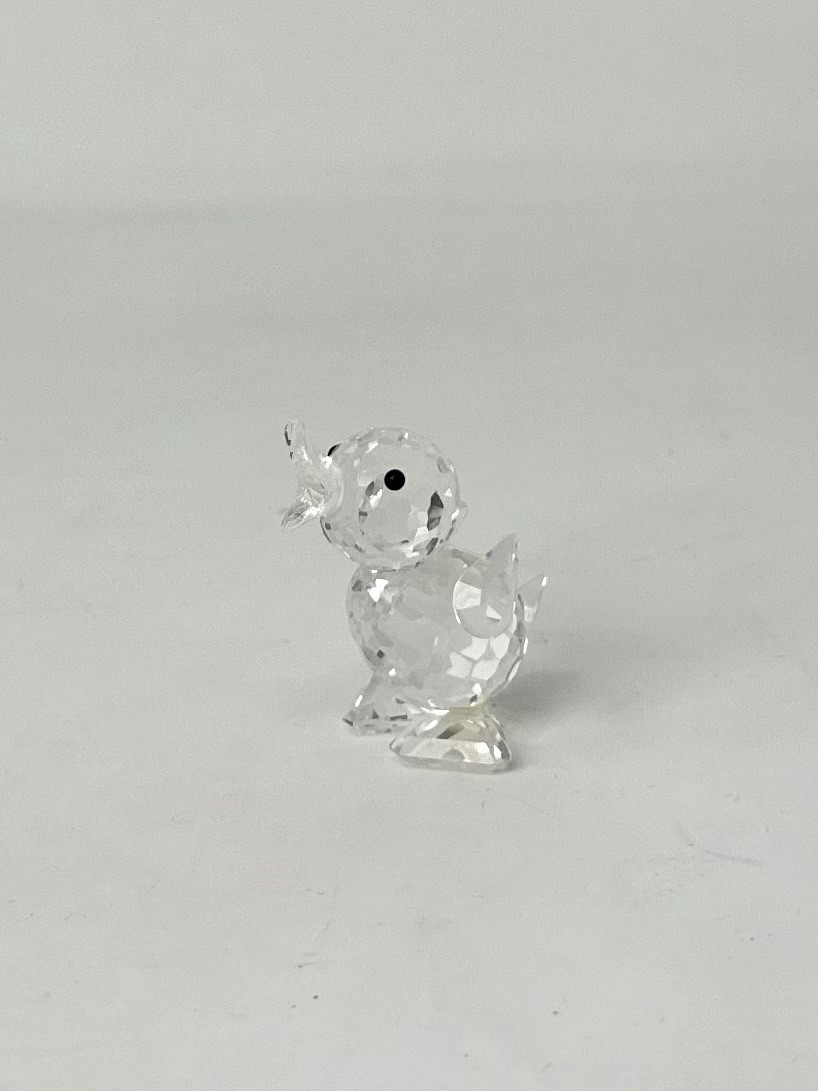 Swarovski Crystal Miniature Duck, Beauties Of The Lake With Pouch (B-895)