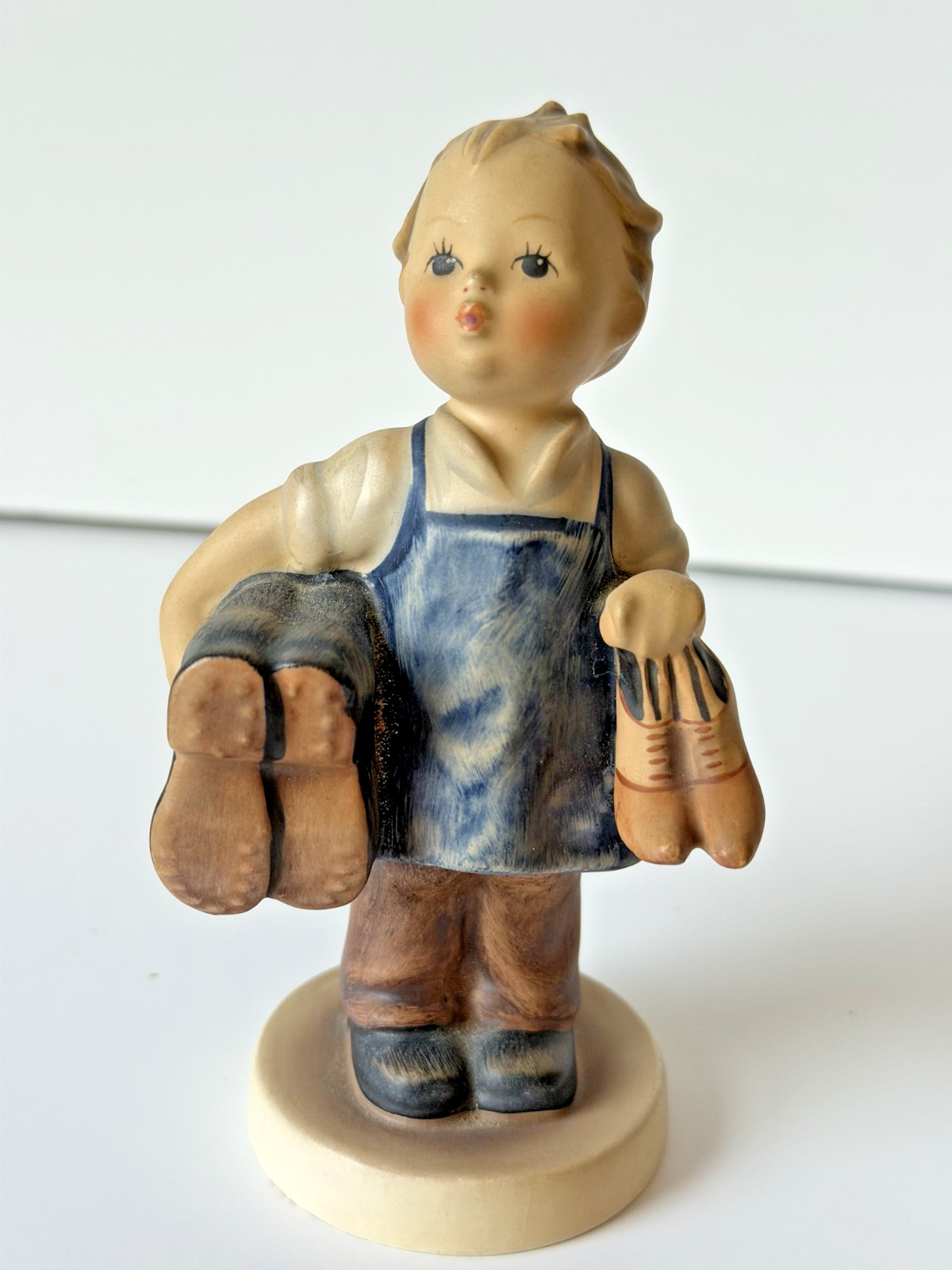 Vintage Goebel Boots Statue #143/0 5 1/2 inches tall
