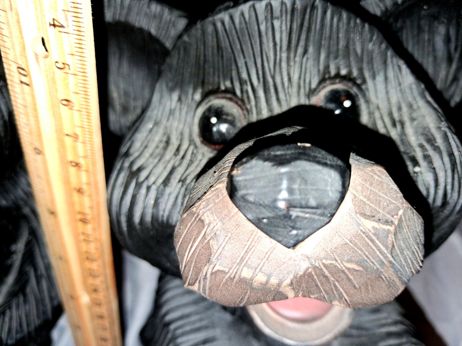 Wooden Carved Black Bears
