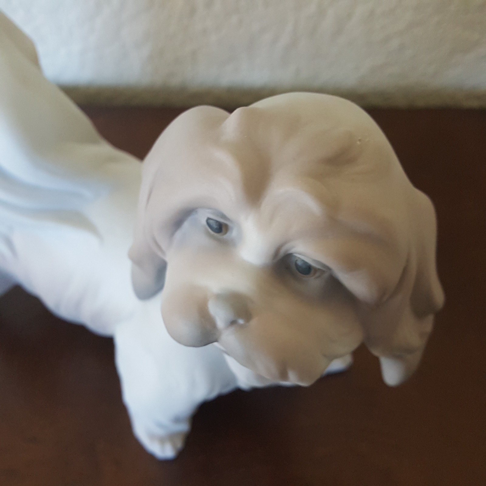 Lladro 4642 Mostachos Lhasa Apso Dog Matte Porcelain Figurine Retired Spain