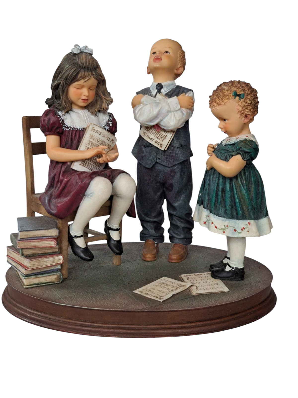 Demdaco Mama Says… “Jesus Loves Me” Figurine by Kathy Andrews Fincher 2003