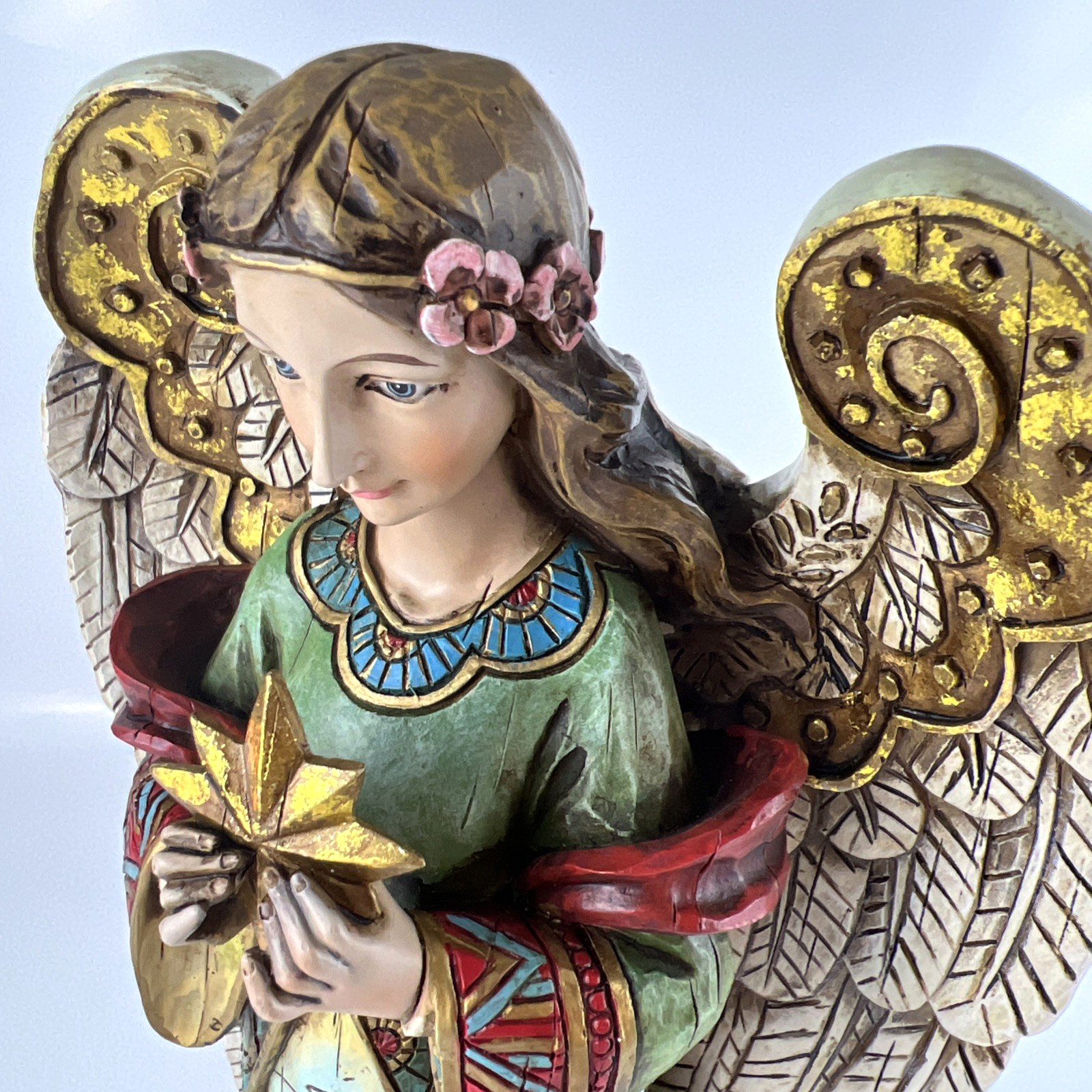 Joseph’s Studio Nativity Angel 16″ Figurine Star Shall Guide Us Roman Christmas