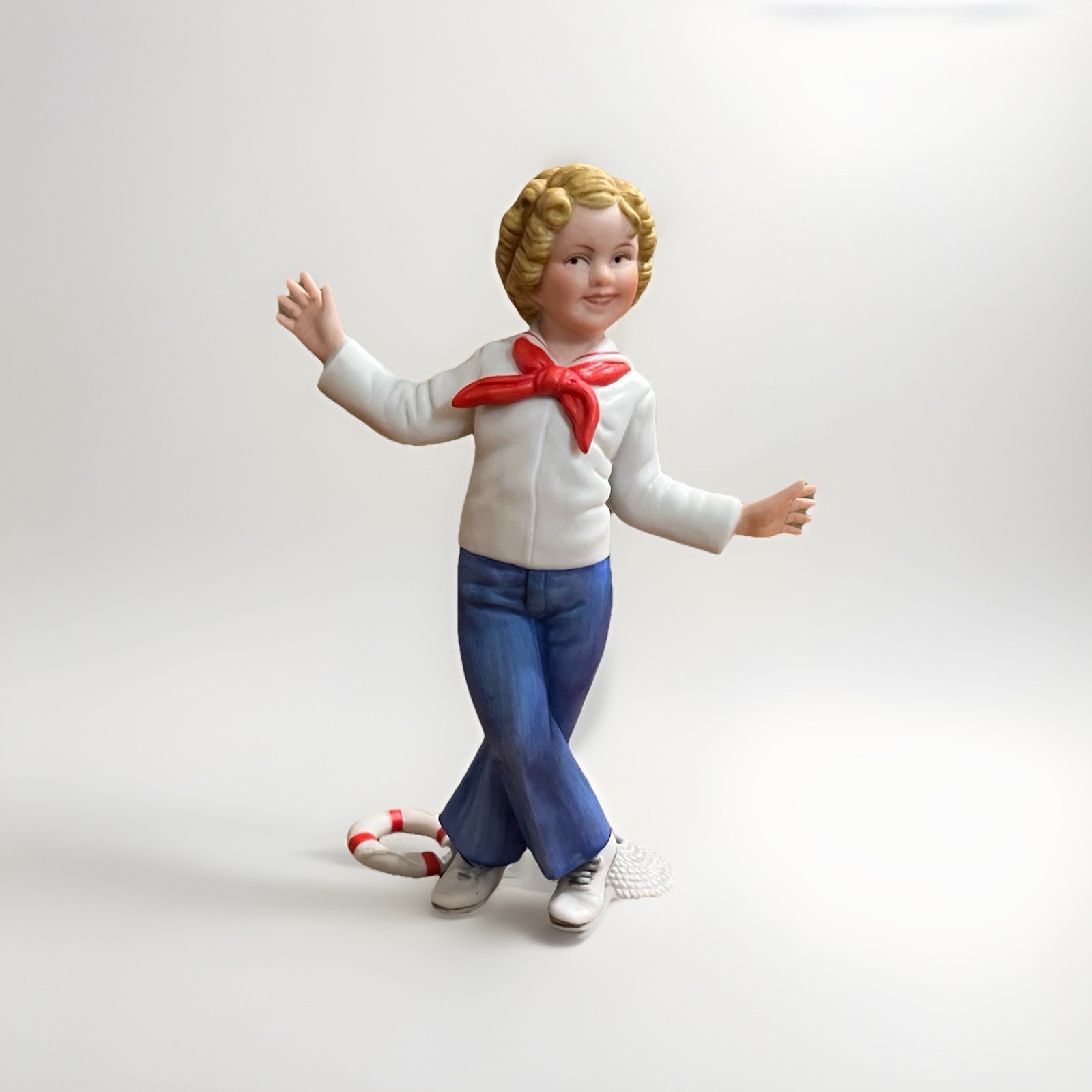 Shirley Temple Porcelain Figurine – “CAPTAIN JANUARY” #3749 – 1983 – MINT