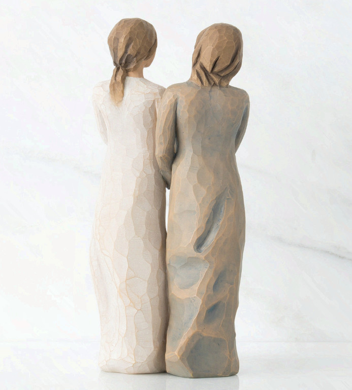 Willow Tree My Sister My Friend Hand Painted Friendship Figurine