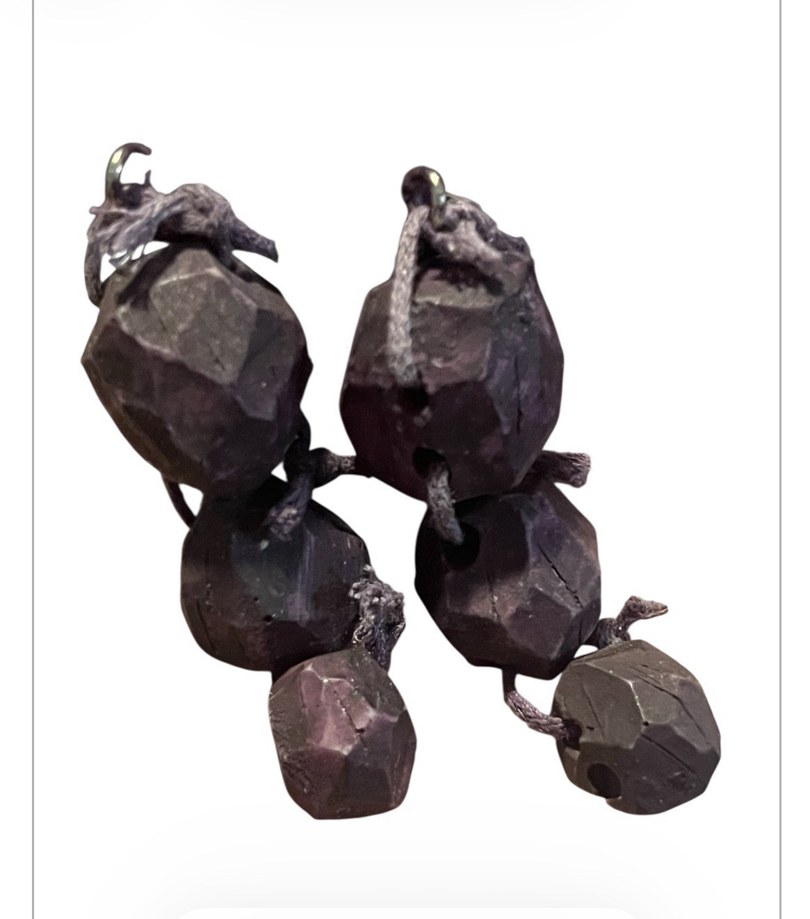 Vintage Sitting Vegetable Figurine Eggplant Home Decor Dangle Legs Shelf