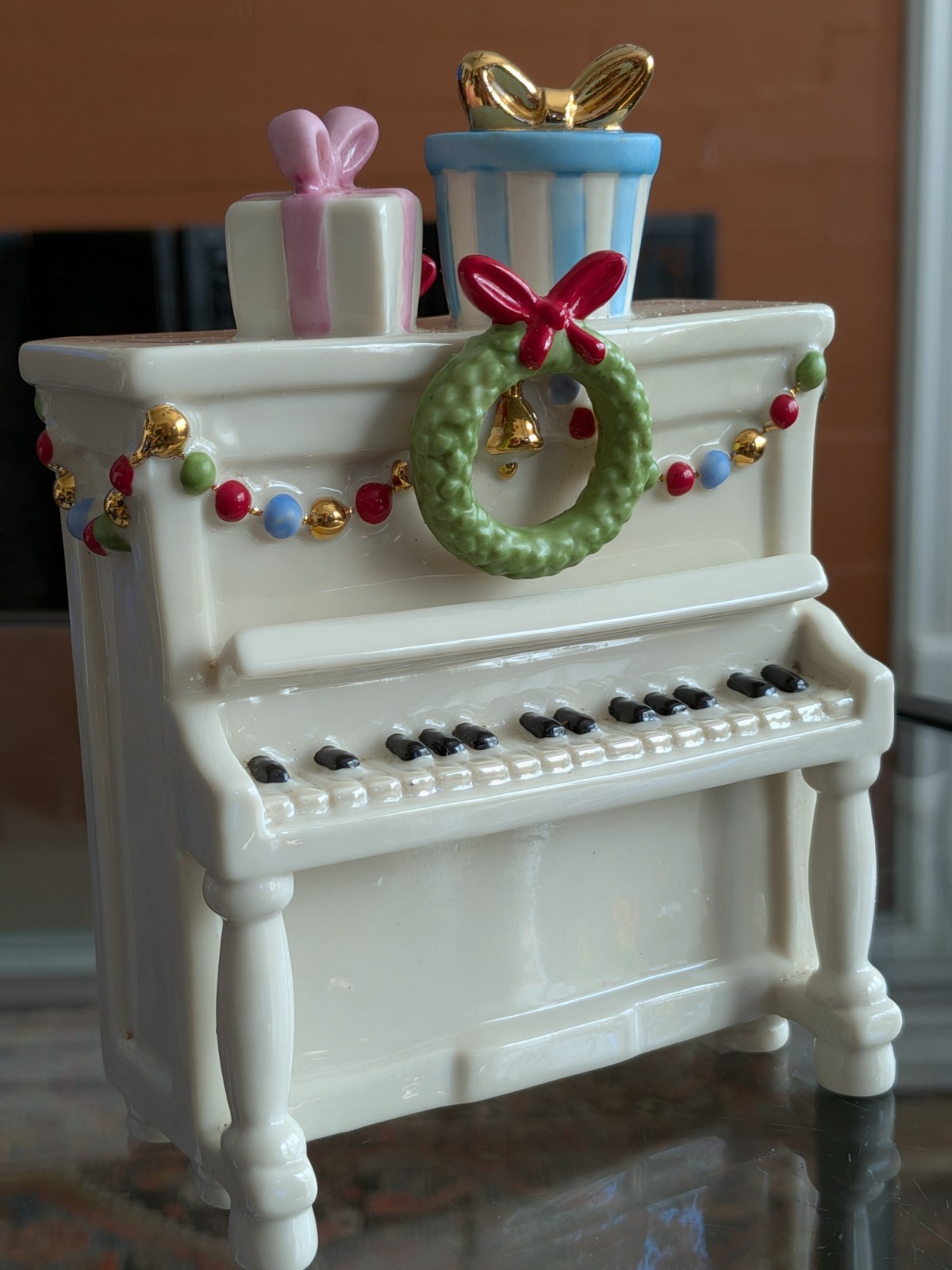 Lenox Grinch’s Christmas Melody 2014 Piano Sculpture Piano ONLY Holiday Art