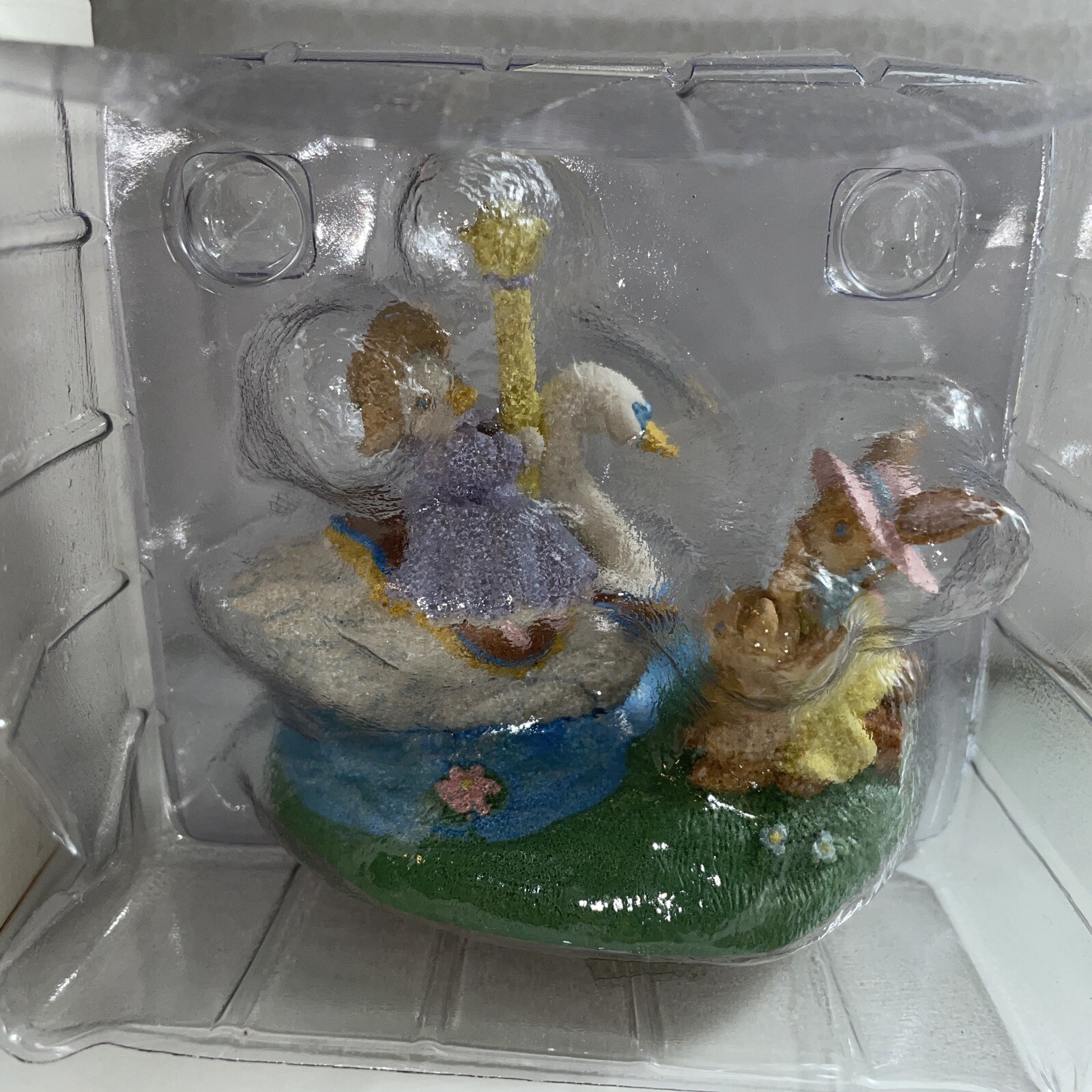 AVON Carousel Wonderland Miniature Collection “ Waiting for Our Turn” 1993 Swan