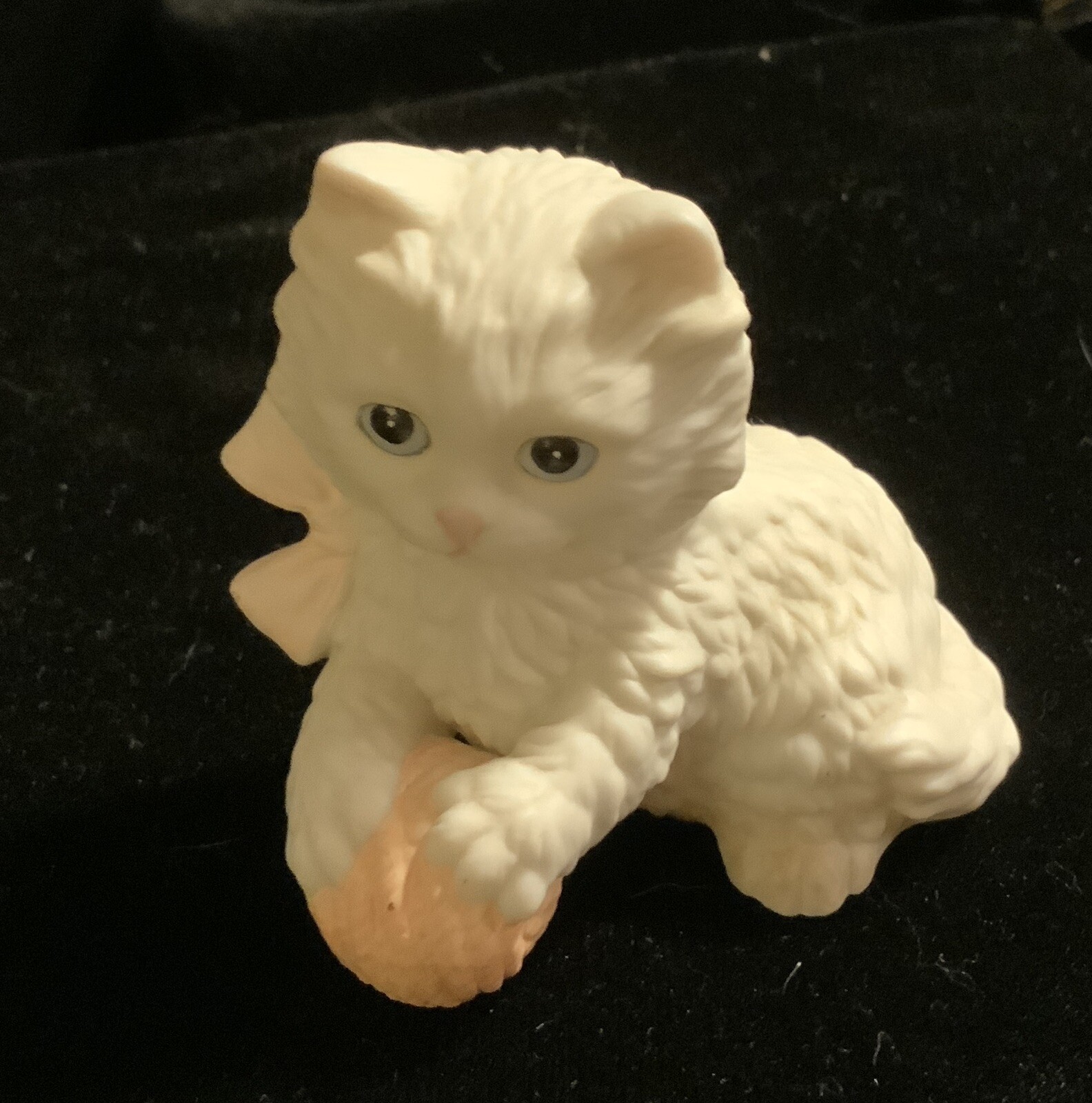 VTG Homco Kittens White Porcelain Bisque Kitty Cat Figurines Set of 5 Excellent!
