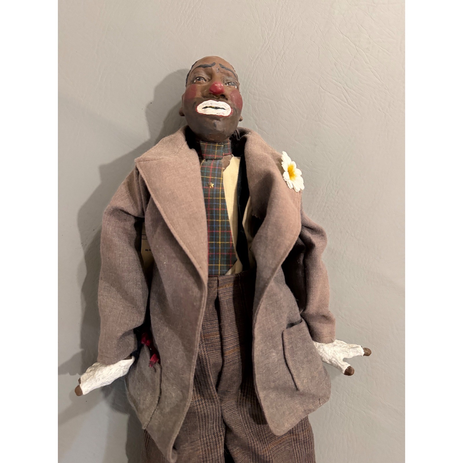 Cecil The Clown Doll Unisex Brown Vintage Art Karen Germany