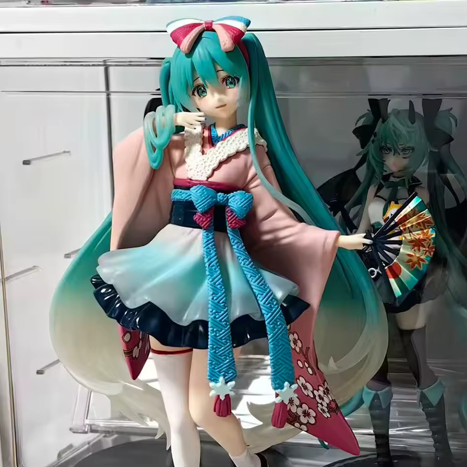 Hatsune Miku Figure Standing Sitting Pose PVC Collectible Model