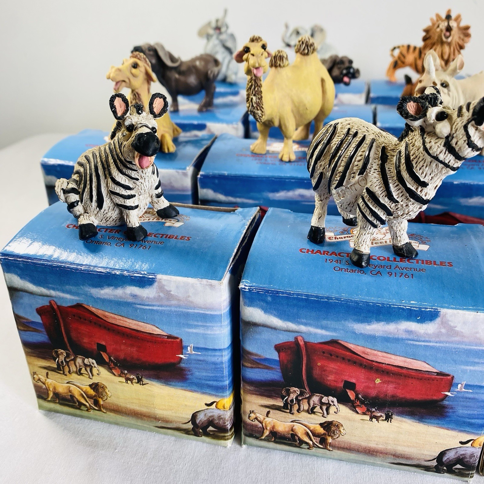 Vtg Holy Herd Noahs Ark Lot 21 Animal Figurines Pete Apsit Figures ART Character