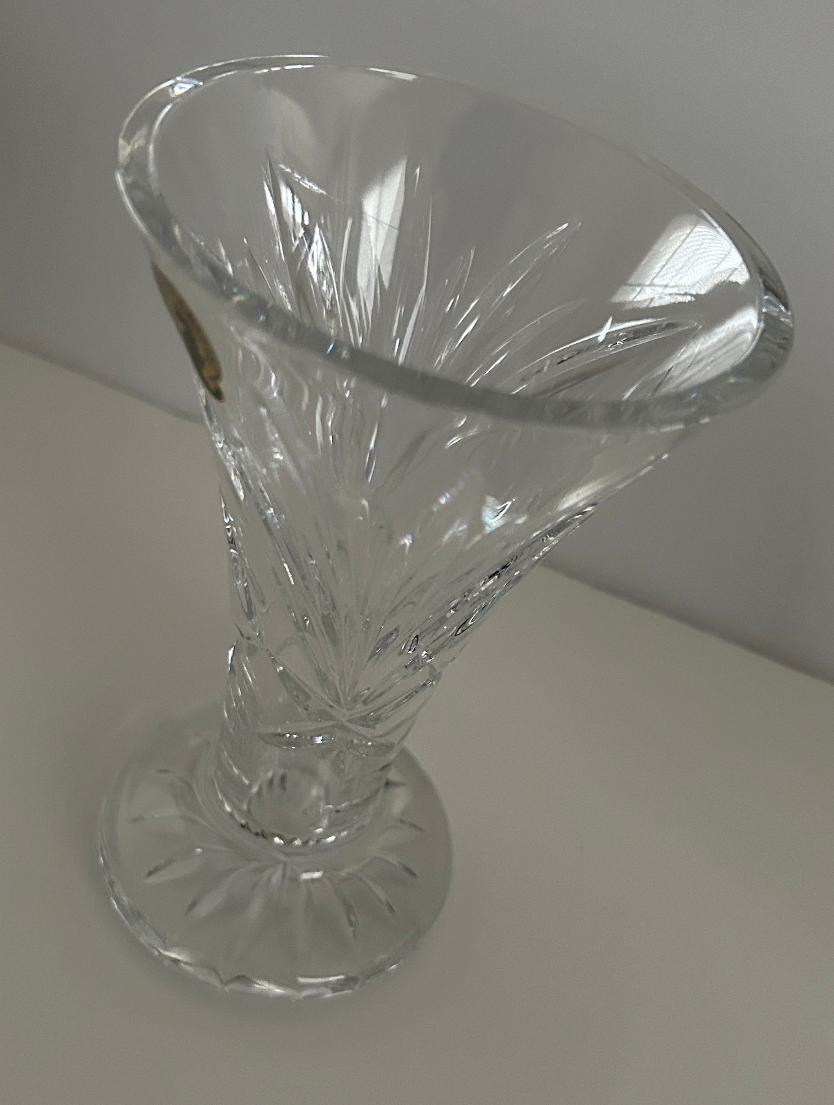 WATERFORD Crystal “CONOR” 6″ Vase Mint Condition Vintage RARE