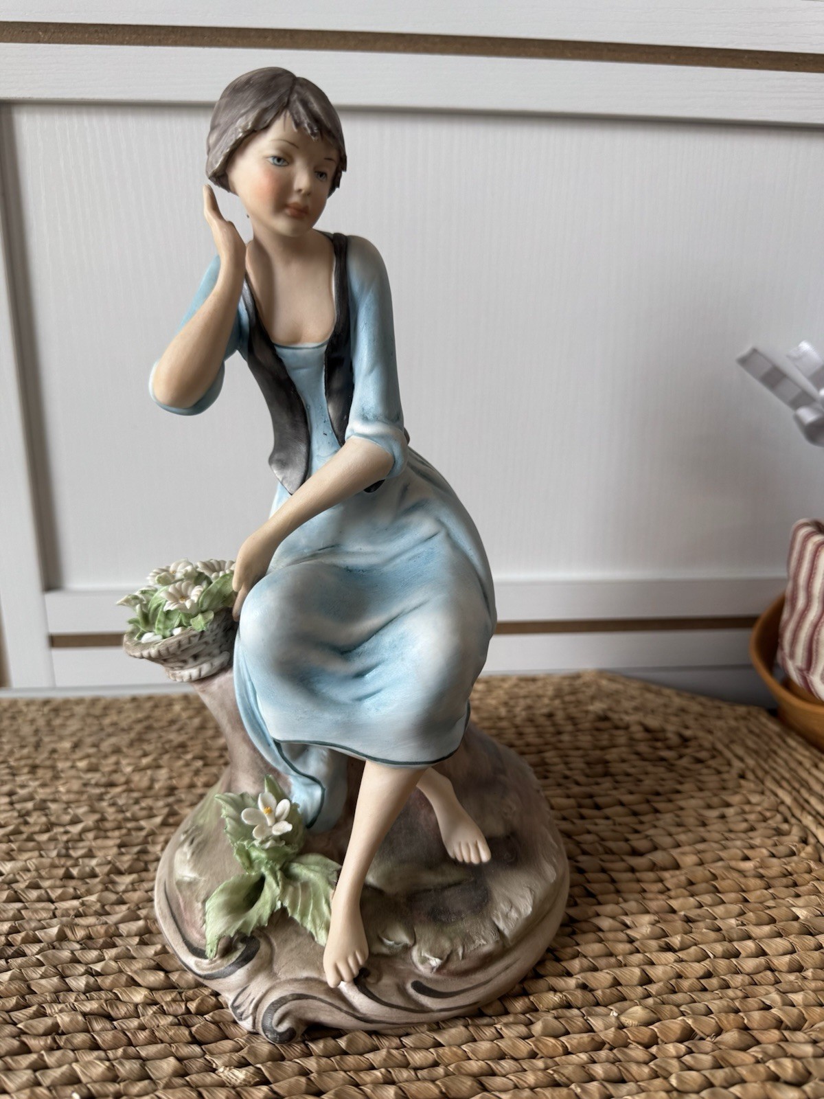 Capodimonte porcelain Handcrafted Figurine Created For Ethan Allen