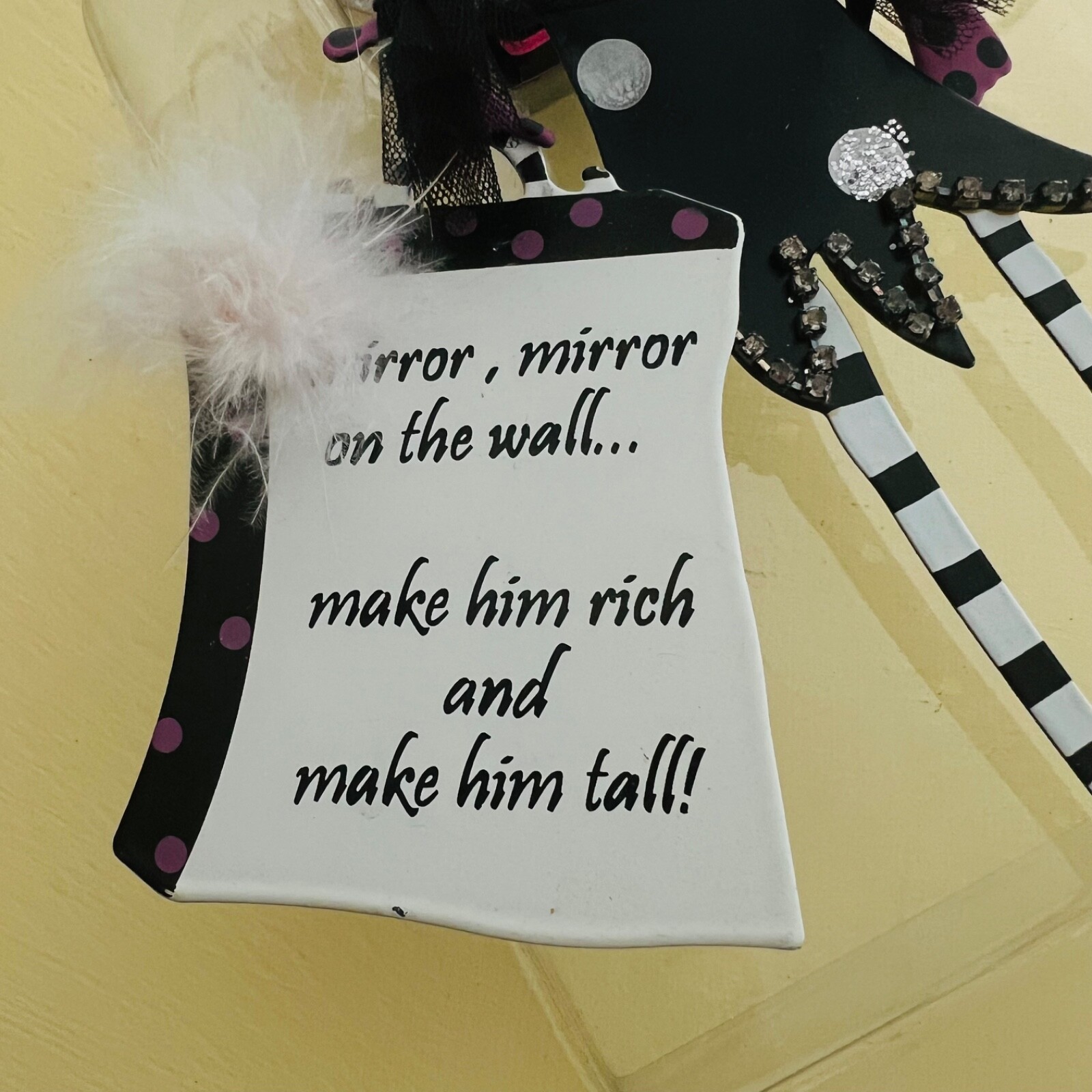 Silvestri Dolly Mama 16” by Joey, Inc. “Mirror, Mirror” Metal Decor Doll NEW