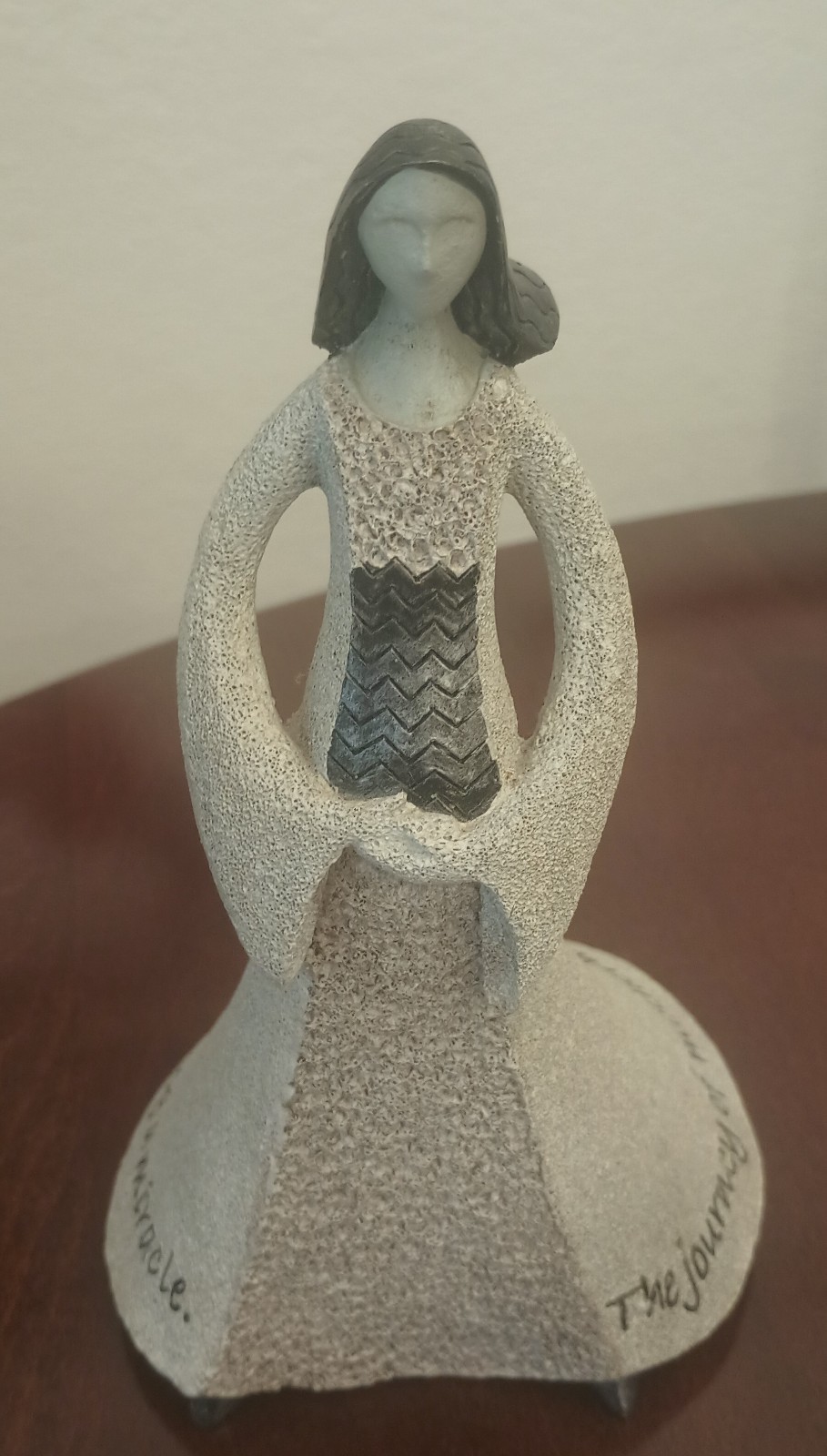 “MIRACLE” The Journey of Motherhood- Artstone by Carson Pregnancy Statue 7″
