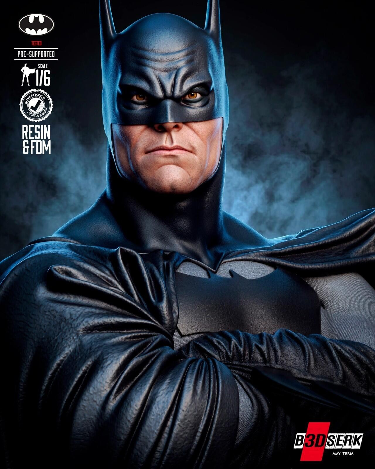 1:8 Batman Kingdom Come Fan Art UNPAINTED High Quality Garage Kit