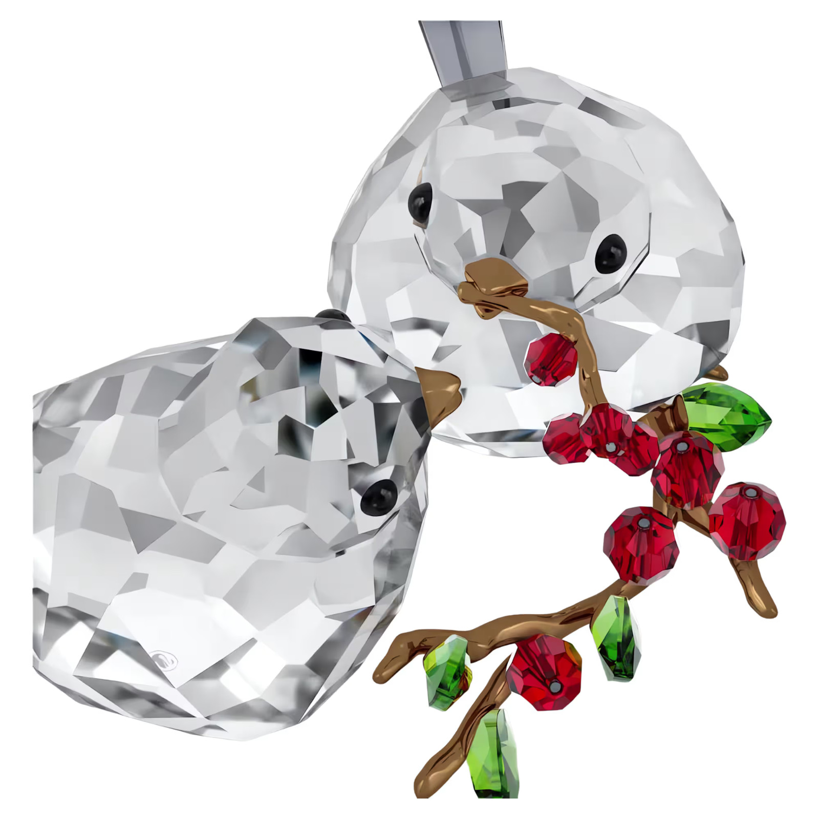 Swarovski Crystal IDYLLIA Bird Couple and Berries Figurine 5701371