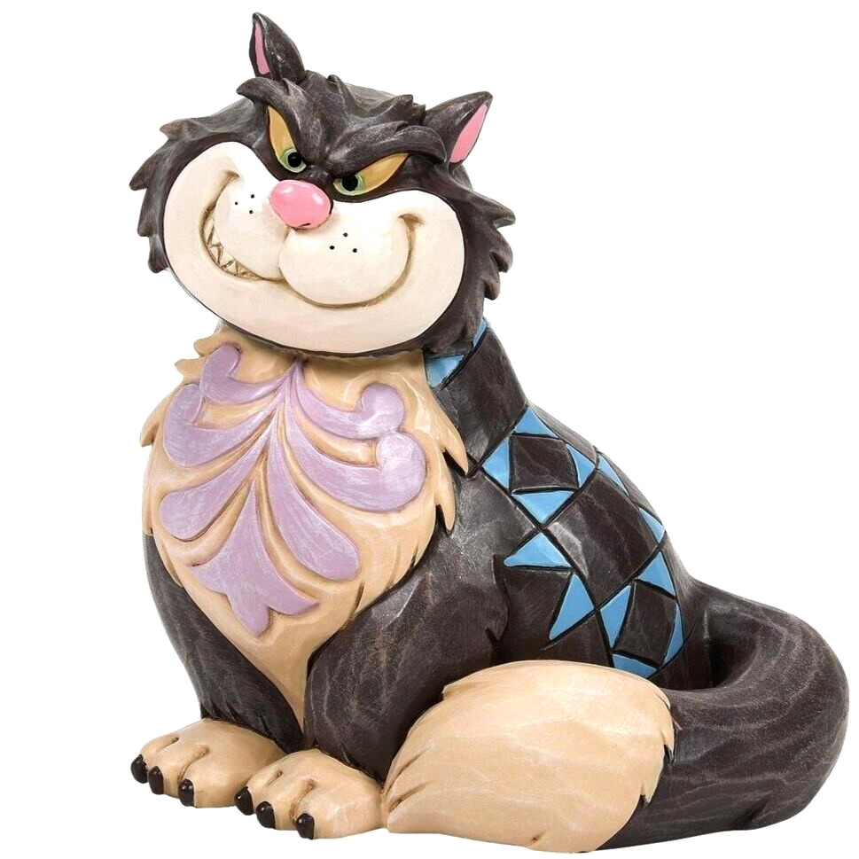 ❦ New JIM SHORE DISNEY Figurine LUCIFER CAT Cinderella Lady Tremaine Villain Pet