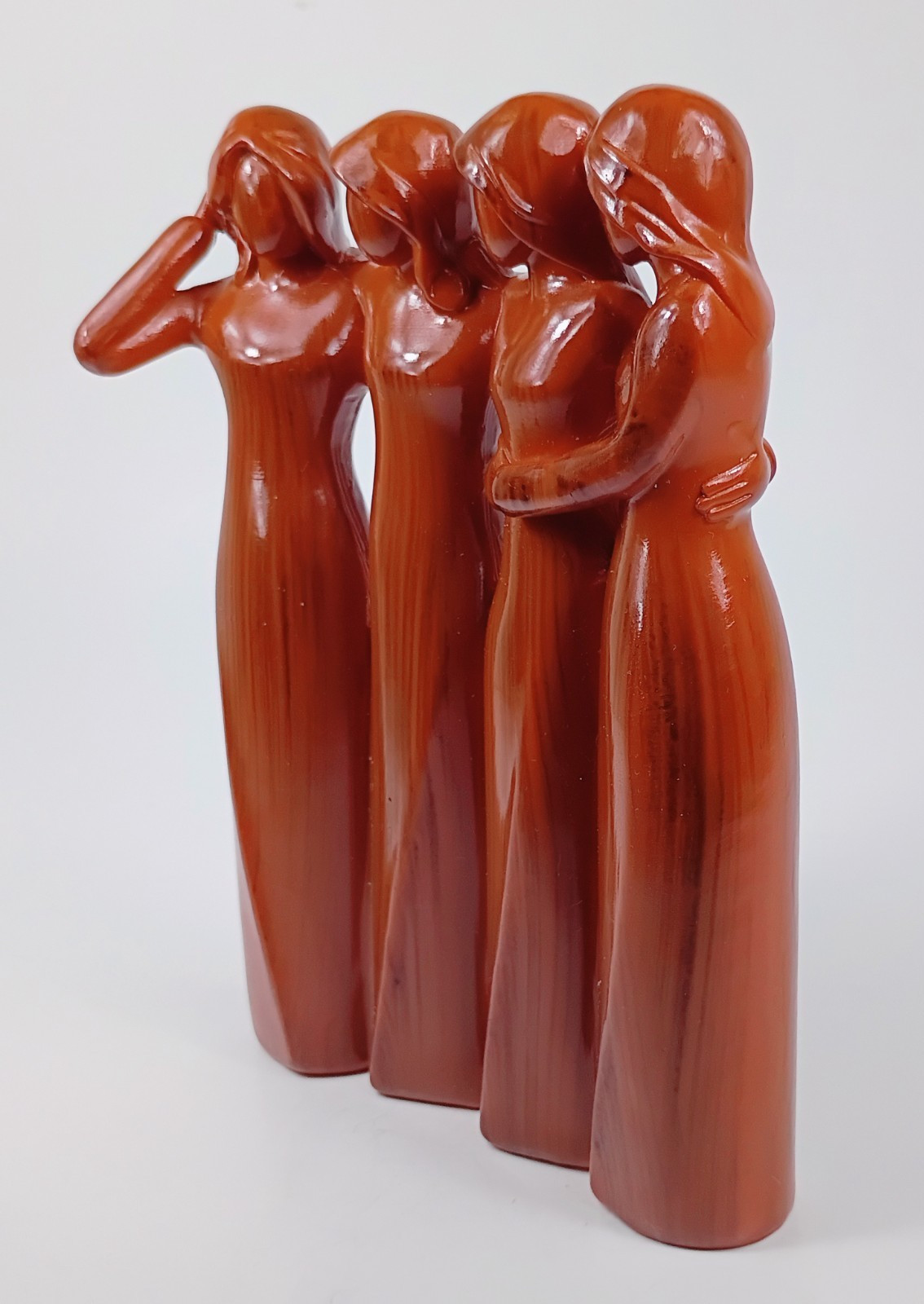 Friendship / Sisterhood Resin 7″ Statue, Made in New Zealand.