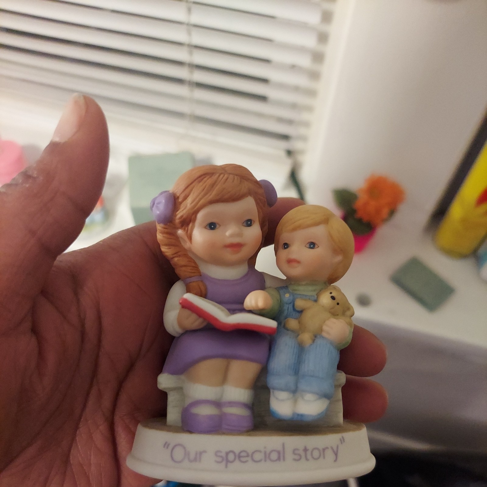 3 Tender Memories Figurines Friends for Keeps,Our Special Story,Purfect Love