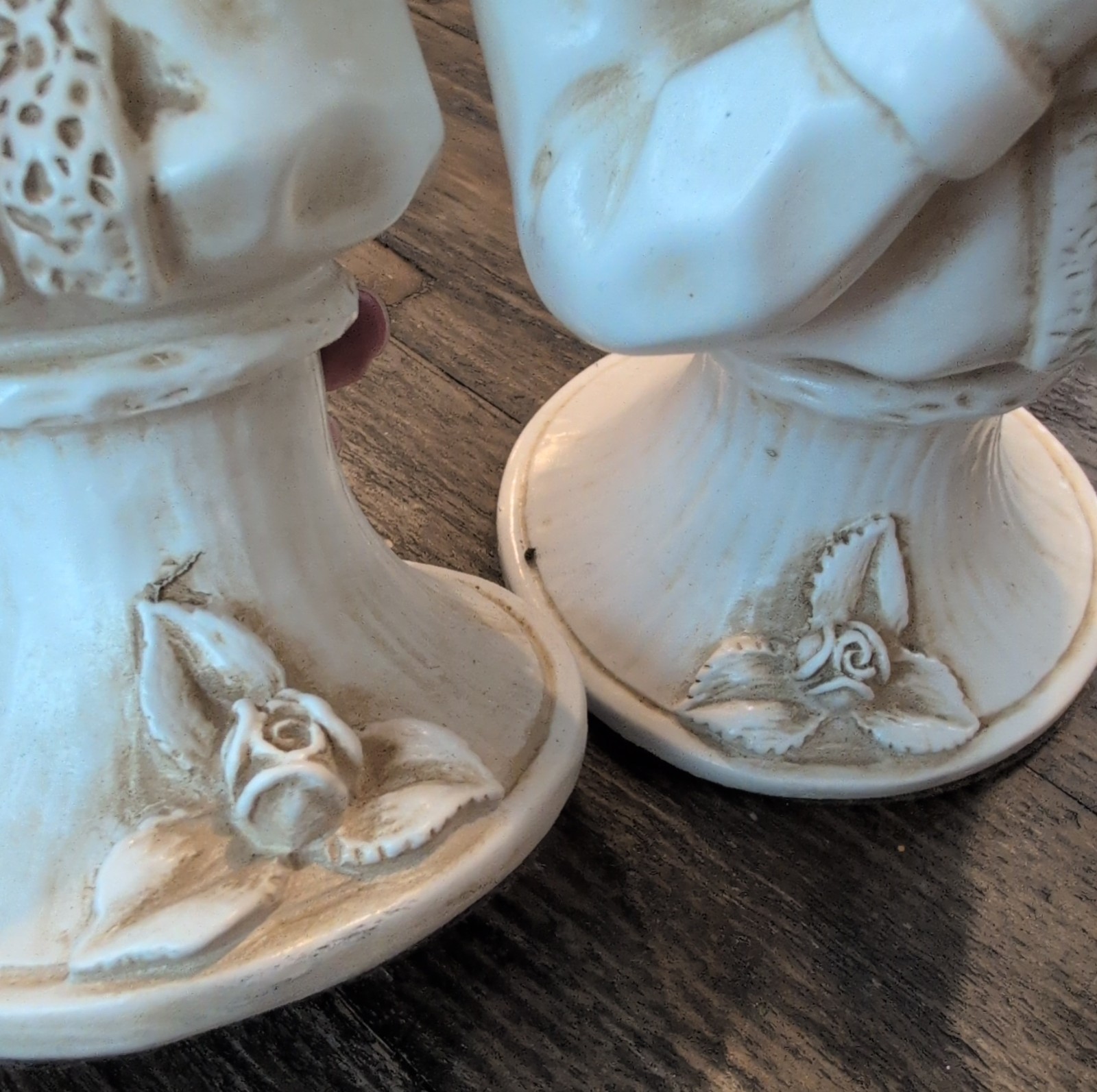 Universal Statuary Corp J. Kendrick 1971 Ceramic “The Music Lesson” Vintage