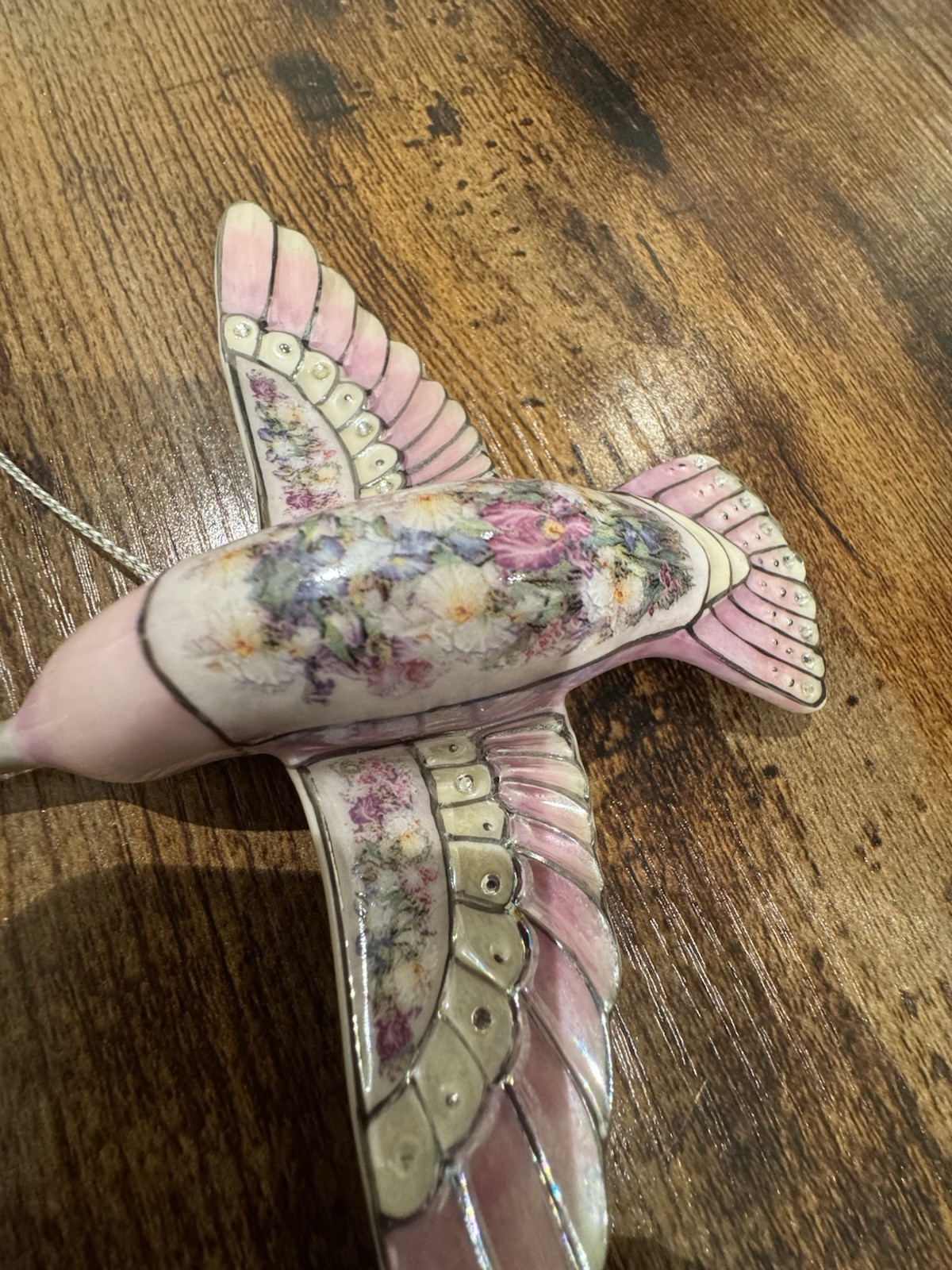 Lena Liu’s Porcelain Hummingbird Precious Jewels Ornament from Bradford Exchange