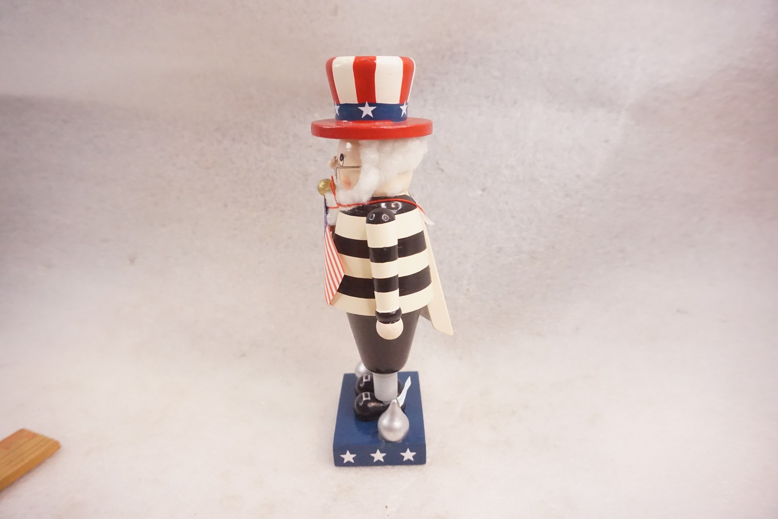 Hershey’s Uncle Sam Nutcracker Figurine 2005 Patriotic Americana Decor 7″ Tall