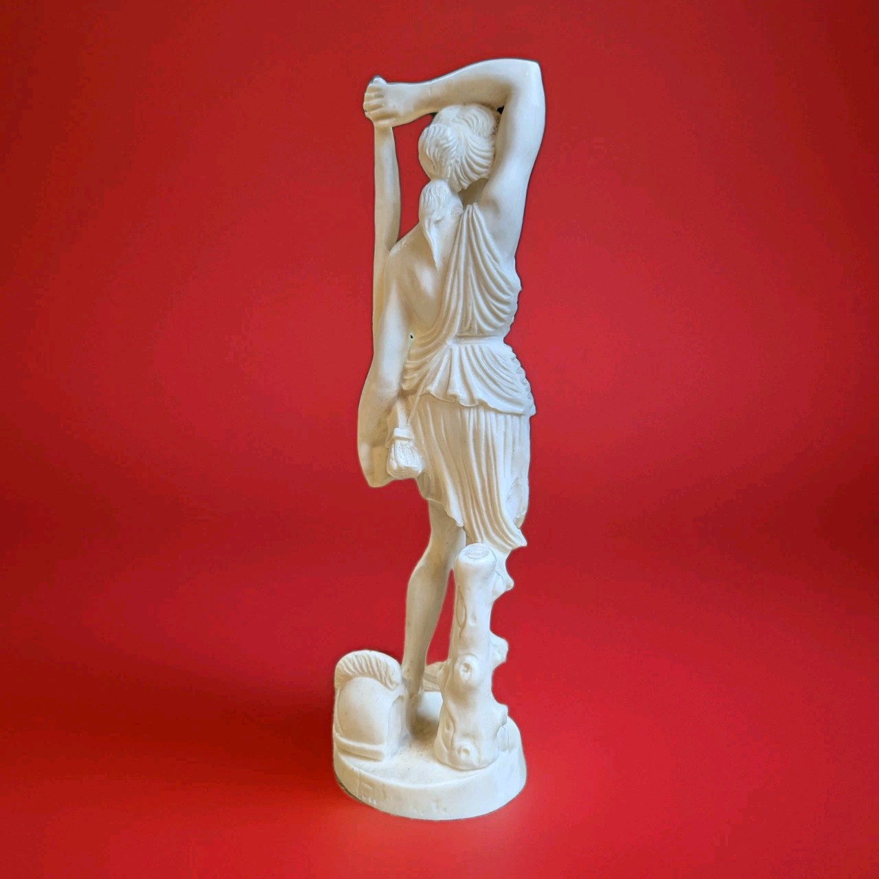 MCM Wounded AMAZON SCULPTURE Beautiful 9.5” Figurine Early Santini Italy