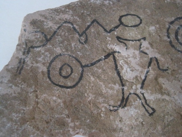 Petroglyph Modern 4/16/199 Signed JME 6″ x 4″