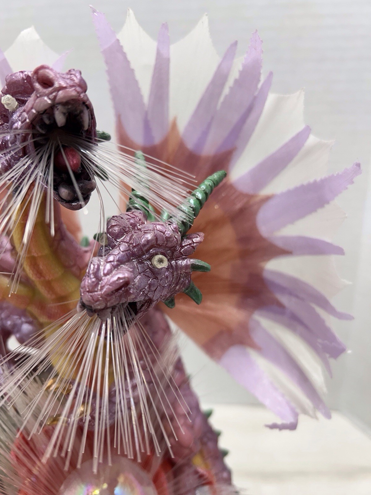 De Capoli 3 Headed Dragon W/ Fiber Optic Lights