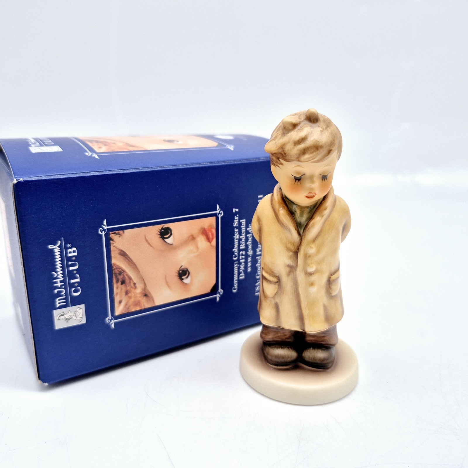 Hummel Too Shy To Sing Porcelain Figurine 3.5″ in Original Box