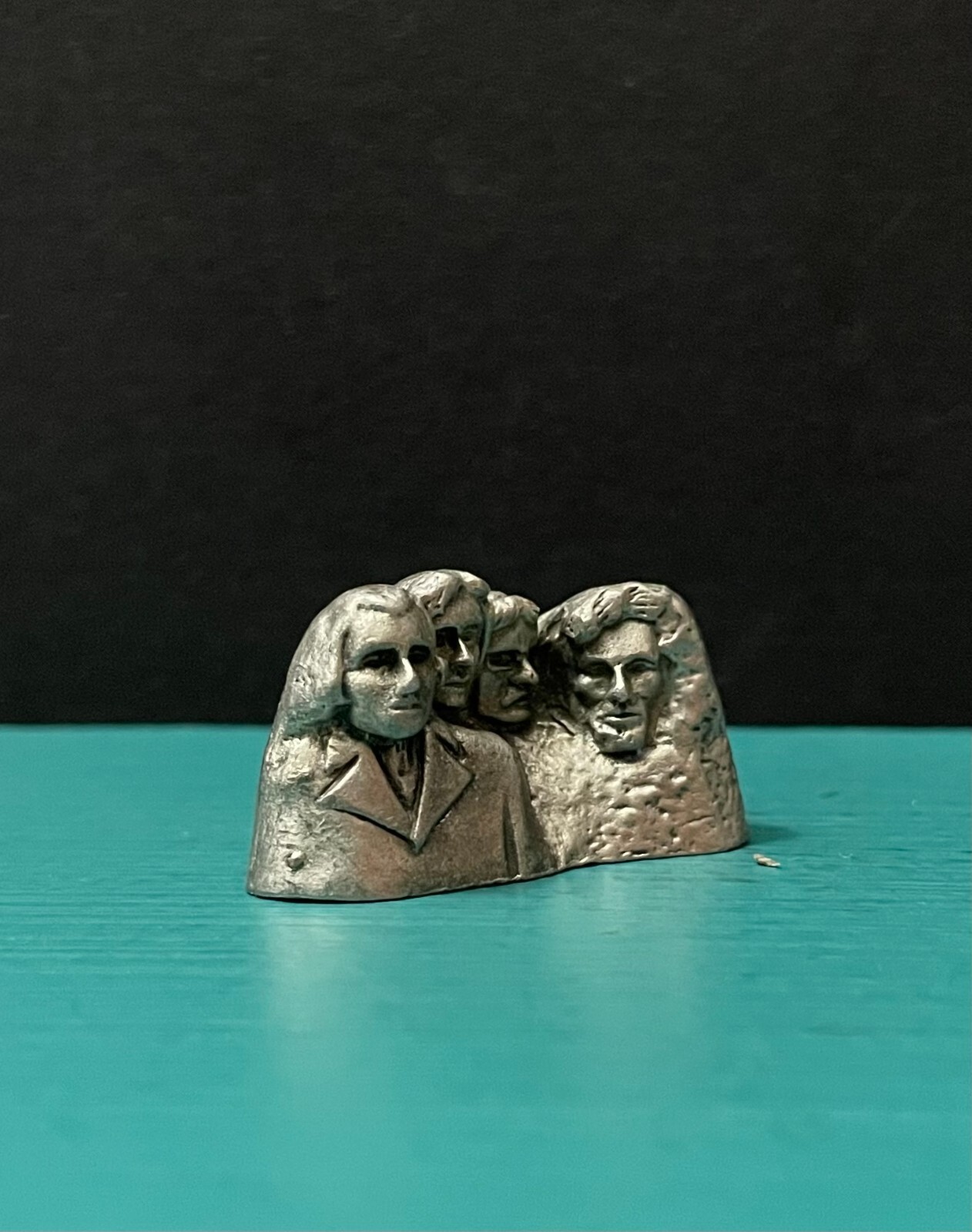 Cuteri Pewter Mount Rushmore Monument South Dakota Replica Souvenir Art Figurine