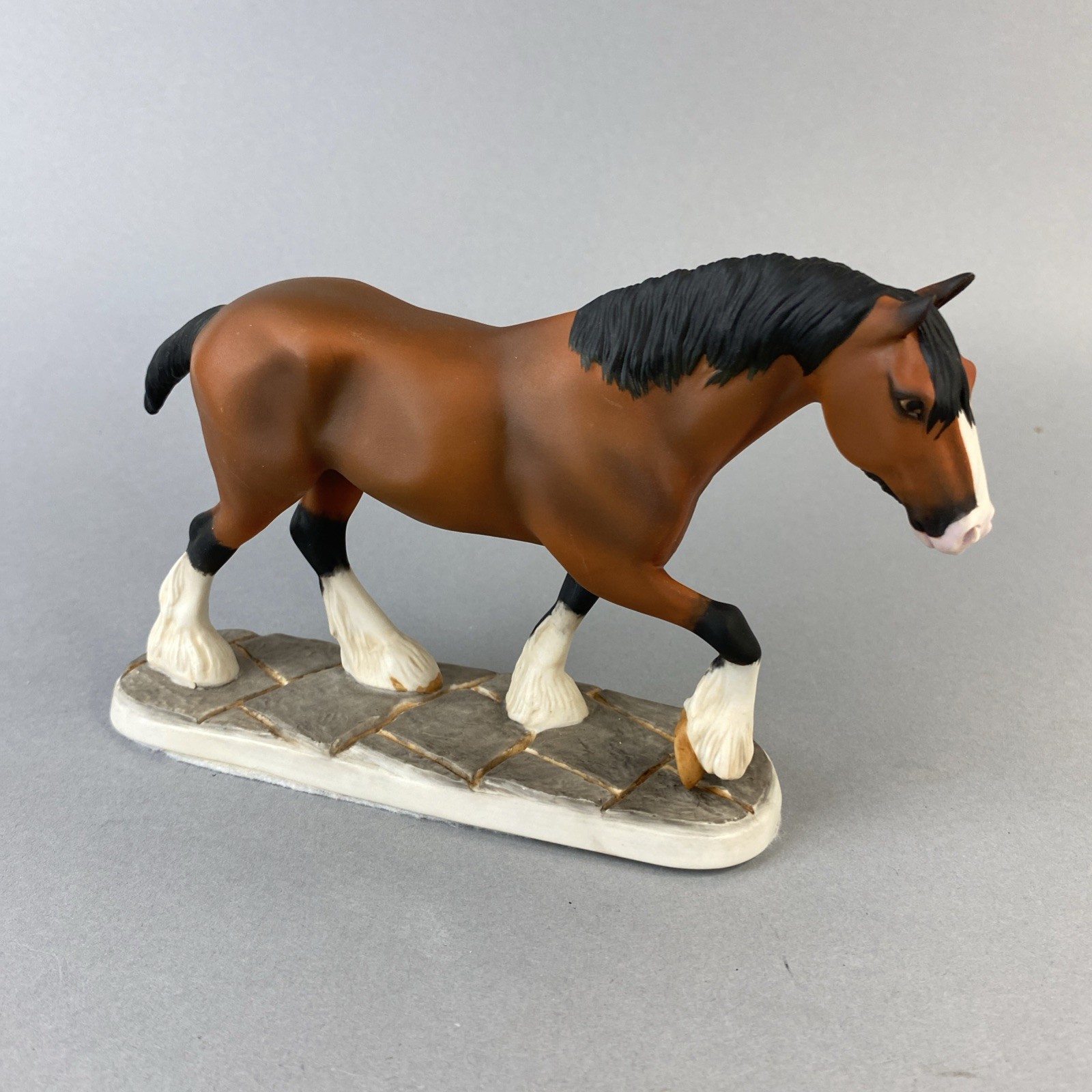 Franklin Mint “The Great Horses of the World” SHIRE Heavy Draft Horse 1989