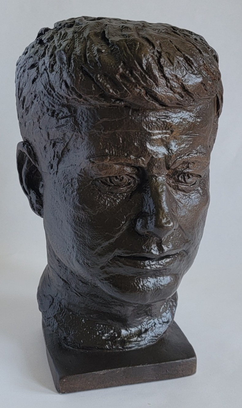 Austin Productions John F Kennedy President Kennedy Bust Sculpture E. Schillaci
