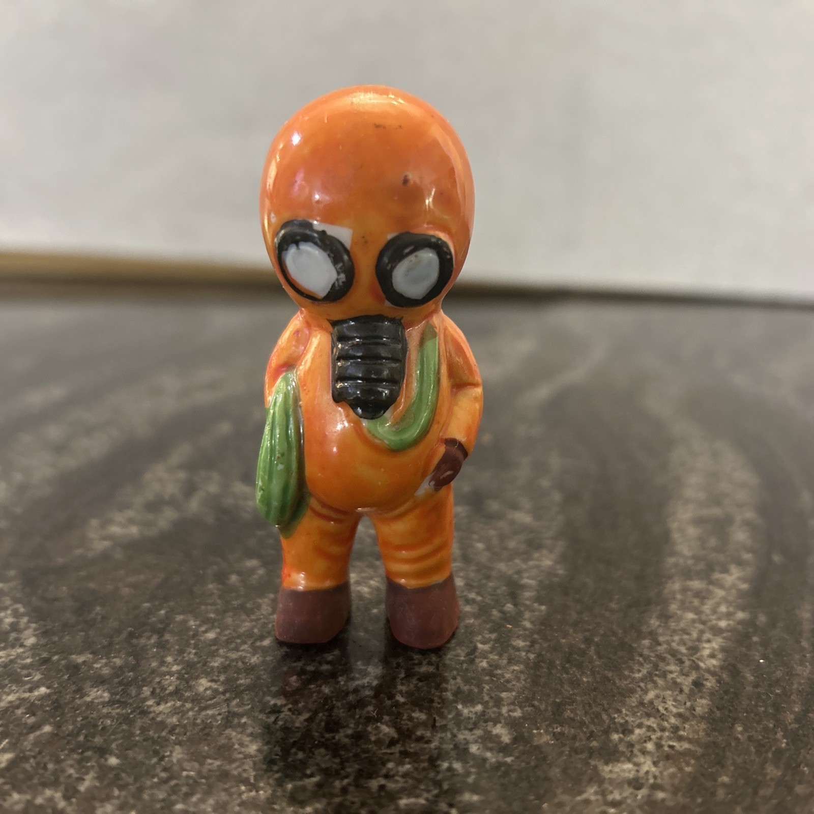 Vintage 1940’S DEEP SEA DIVER ALIEN CERAMIC 3” FIGURE MADE IN JAPAN
