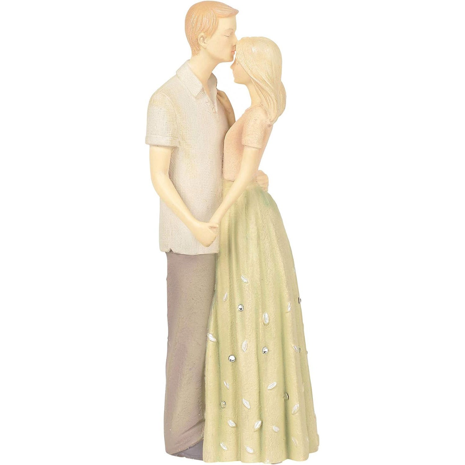 Foundations Couple in Love Embracing Figurine 6002860 ‘Sealed With a Kiss’ New