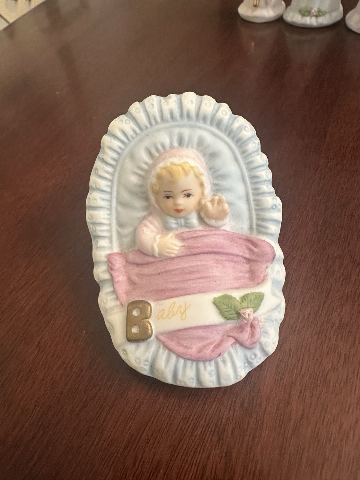 Enesco Porcelain Growing Up Dolls Various Ages Lot Of 9