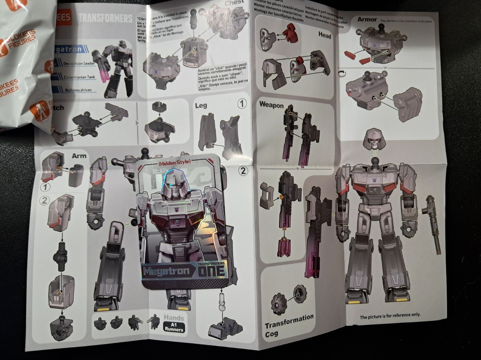 Blokees Transformers Megatron Rare Hidden Model Wave 2 Galaxy Ver. 07 Final Form