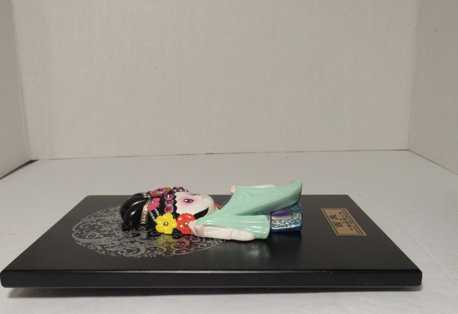 XI SHI, Chinese Drama Character, Wall Folk Art. Resin Hand Painted, 3D Figurine