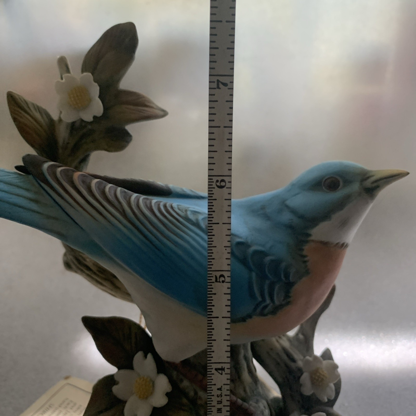 Certified Homco Home Interiors Porcelain Masterpiece Bluebird Figurine 1985