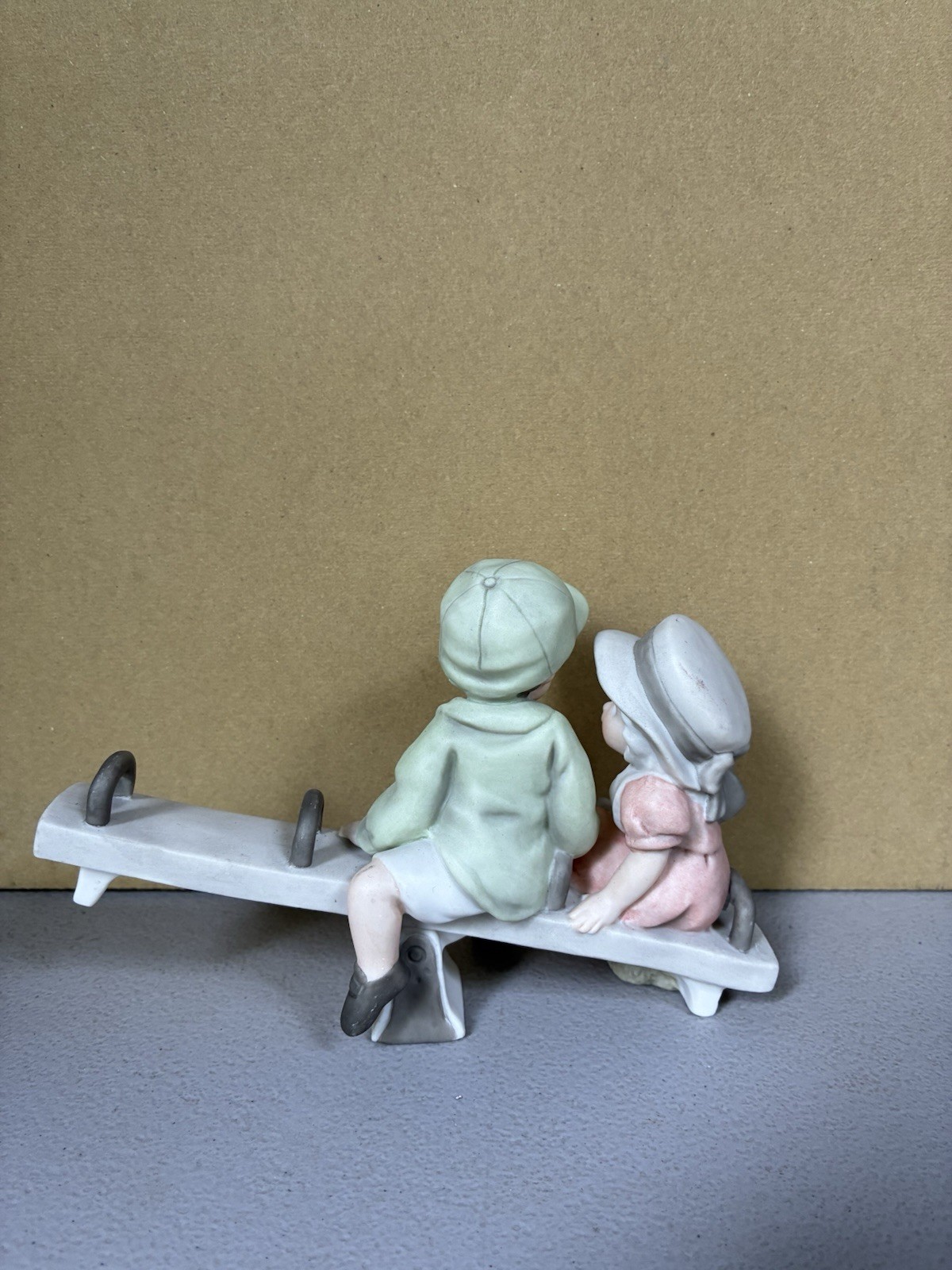 NBM Bahner Studios AG Figurine 1997 Your Always There For Me Kids On See Saw