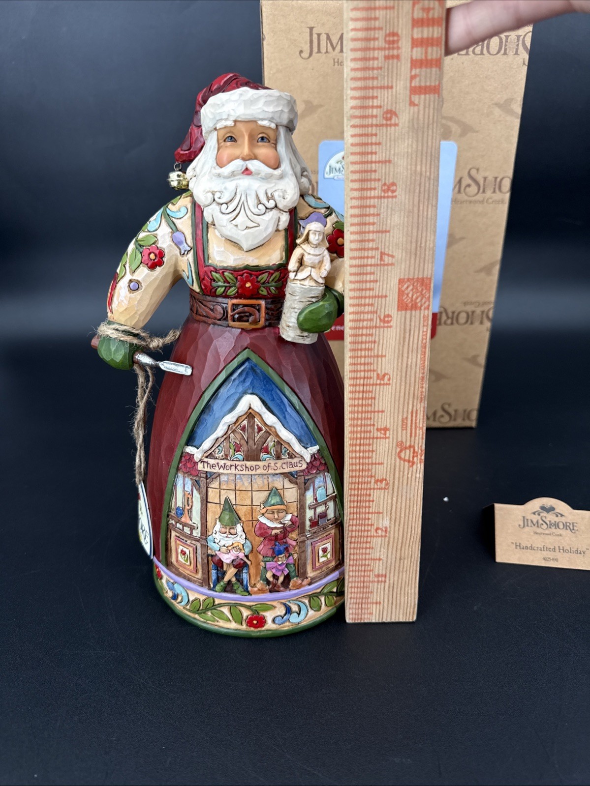 Jim Shore “Handcrafted Holiday” Toy Shop Scene – 2011 – Very Rare – W Box