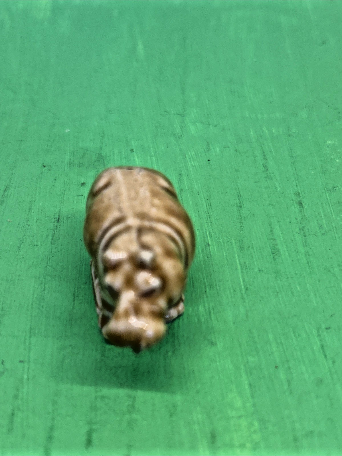 WADE WHIMSIES HIPPO Mini Vintage Figurine Miniature Hippopotamus 1.5″ ENGLAND